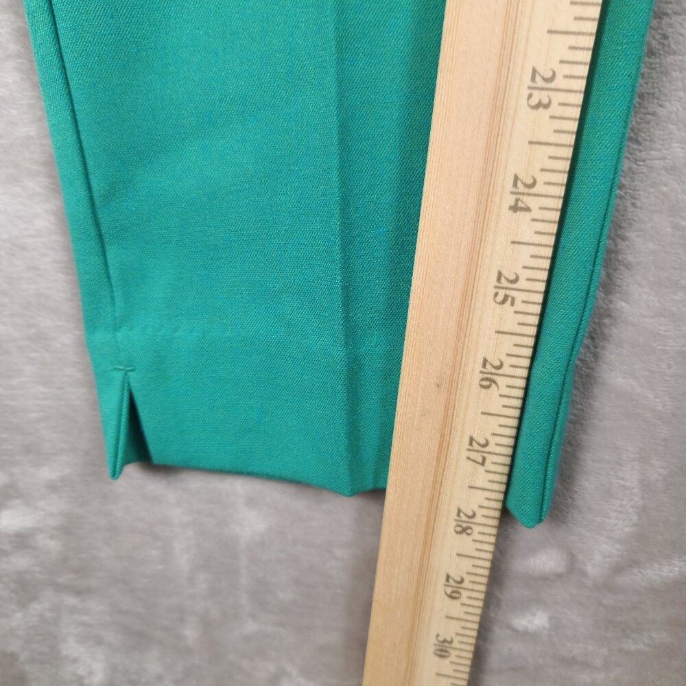 NWOT Cleo Petites Green Slim Ankle Pants Size 4 - Picture 7 of 9